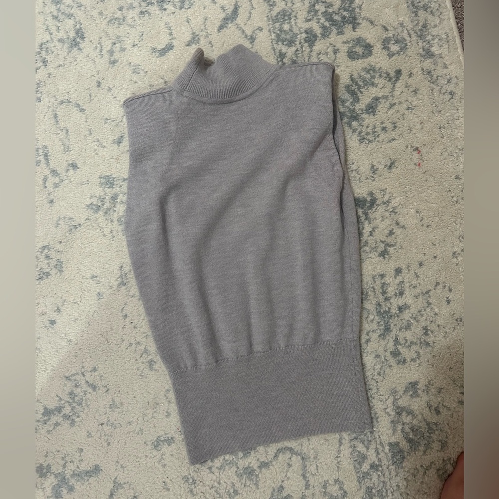 Aritzia Light Gray Turtleneck Sweater